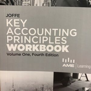 SALE!! Key accounting principles workbook Vol 1 4th Ed